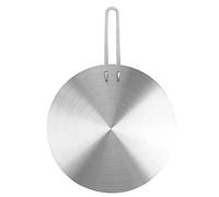 Yinhing Adaptador de Placa Difusora de Calor de Acero Inoxidable de 20 Cm Solución Versátil de Utensilios de Cocina para Cocinas Eléctricas y de Gas de Inducción Fácil de Usar con Desmontable (Los