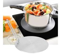 Yinhing Adaptador de Placa Difusora de Calor de Acero Inoxidable de 20 Cm Solución Versátil de Utensilios de Cocina para Cocinas Eléctricas y de Gas de Inducción Fácil de Usar con Desmontable (20