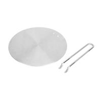 Yinhing Adaptador de Placa Difusora de Calor de Acero Inoxidable de 20 Cm Solución Versátil de Utensilios de Cocina para Cocinas Eléctricas y de Gas de Inducción Fácil de Usar con Desmontable (22cm)