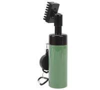 Yinhing Cepillo Limpiador con Botella de 160 Ml, Cepillo Pulverizador Tipo Prensa con Antideslizante, Herramienta Portátil de Nailon para Ranuras, Diseño Desmontable para Fácil Recarga (Green)