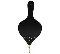 Yinhing Fuelle de Chimenea Soplador de Leña Manual Calor Cuero PU Madera Flujo de Aire Eficiente para Barbacoa Camping Chimenea Diseño Compacto Inauguración de la Casa (Tubo Dorado)