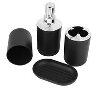 Yinhing Juego de Accesorios de Baño de 4 Uds., Elegante Baño con Dispensador de Loción para Platos, Taza de Almacenamiento, Taza de Lavado para Decoración de SPA de Hotel en Casa