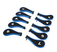 Yinhing Juego de Fundas de Neopreno para Planchas de Madera, Diseño de Cremallera, Impresión Digital Elegante, Accesorio Ideal para Amantes, 10 Uds. (Blue)