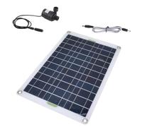 Yinhing Kit Solar 12V Bomba de Fuente Solar de Alta Eficiencia 800L/h para Tanques de Peces de Jardín y Pequeños