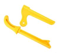 Yinhing Palo de Empuje para Sierra de Madera de 2 Pulgadas, Herramienta Ergonómica de Bloque de Empuje Amarillo para Carpintería, Diseño de Plástico para Enrutador, Ensambladora de Mesa, Uso de
