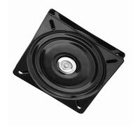 Yinhing Plato Giratorio de Acero de 8 Pulgadas con Placa de Montaje de Base de Taburete de 360 Grados para Sillas y Mesas de Comedor (6 Pulgadas - de Espesor con Cuentas)