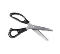 Yinhing Tijeras Decorativas Redondas/pinchadas para Tela, Hojas de Acero Inoxidable de Primera Calidad para Cortar, Herramienta Profesional de Confección, Varias Distancias, 23 Cm de Longitud (7mm)