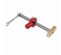 Yinhing Tornillo de Banco de Trabajo para Carpintería, Tornillo de Banco de Sujeción Rápida con Bloque de Tope de Fijación de Latón, Abrazadera de de Trabajo de 0 120mm para Carpintería (20MM)