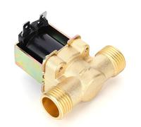 Yinhing Válvula Solenoide Válvula Electromagnética de Cobre/2 Pulgadas para Calentadores Solares de 12 V CC Industrial de Alto Rendimiento con Diseño (DC12V)