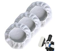 YIPFEN 3 PCS Fundas de Pulido de Lana de Cordero para Máquina de Pulido Einhell CE-CB 18/254 Li, CC-PO 90, Accesorios de Pulido para Discos de 220-250 mm