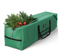 YITAHOME Bolsa de almacenamiento para árbol de Navidad, adecuada para árboles de Navidad artificiales de hasta 7,5 pies de altura, resistente, impermeable, con asas resistentes y cremallera, color