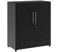 YITAHOME Gabinetes de Almacenamiento de 2 Puertas, archivadores de Metal con Llave, Armario de Almacenamiento Independiente con 2 estantes Ajustables, Armario Organizador de baño, archivadores para