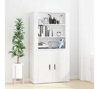 YITHOPI Armarios Aparador Multiusos Highboard Blanco Madera