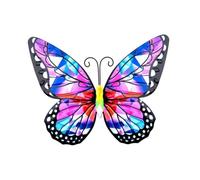 YIUPEDRFG Decoraciones colgantes de mariposas, arte de pared de metal con un toque distintivo que aporta una sensación natural más fresca al espacio, Estilo D
