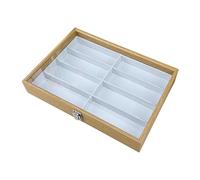 YIXANNX Bandeja de exhibición de gafas: práctico organizador de gafas de sol que combina belleza y funcionalidad para, joyas y relojes. Estuche para