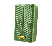 YIXANNX Estuche sofisticado para pañuelos, soporte decorativo para caja de pañuelos, solución organizativa para baños, montado en la pared, para espacios eficientes, Verde, 21.5 x 12.5 x 10.2 cm