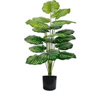 YJWZ Plantas Artificiales Decorativas,82cm Planta Artificial Palma con Maceta, Arbol Artificial Grande Plastico Hojas Realistas Decorativa para Interior y Exterior Hogar Salón Oficina Dormitorio