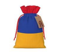 YKJJFVZ Bolsas de regalo con cordón de tamaño mediano con estampado de la bandera de Armenia, bolsas de joyería para caramelos, regalos de boda, Navidad