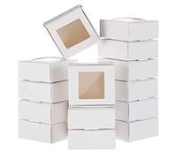 Yklhsocneg 50 piezas Mini caja de papel kraft con caja de embalaje caja de regalo para jabón ()