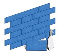 Yklhsocneg Paquete de 24 placas de aislamiento acústico de 6 x 12 x 0.4 pulgadas, absorción de sonido y reducción de ruido ()