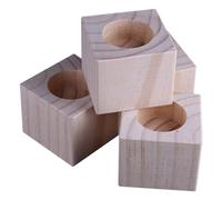 YKMYXZ 4 Elevadores de Cama Madera for Muebles, Añaden Altura 5/10/15cm, Patas Resistentes for Sofás, Armarios, Mesas, Sillas, Sillones y Taburetes(Ø 5cmIncrease Height 5cm)