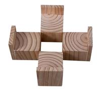 YKMYXZ Elevadores de Cama Resistentes, Madera Maciza, 4 Unidades, for mesas, sofás y mesitas Noche. Eleva la Altura 3 a 20 cm(A 6cmIncrease Height 8cm)