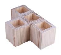 YKMYXZ Elevadores de Madera Maciza, Resistentes, soportan hasta 500 kg. Patas for sofá, Cama, Mesa, sillón y Silla(A 9.2cmIncrease Height 20cm)
