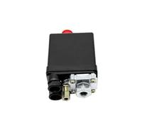 YKYNCJJT 1 Uds 220V Válvula de Control Interruptor presión del compresor Aire Alta Resistencia Viaje automático 90-120PSI 1/4 Puerto for máquina compresión pequeña(2P)