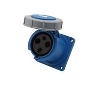 YKYNCJJT Enchufe de aviación Industrial Resistente al Agua Ip67, Enchufe 32A, 3 núcleos, 4 Conectores eléctricos trifásicos 380V Macho y Hembra 63A(FNP2-333F)