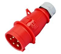 YKYNCJJT Impermeable 264 Conector Industrial 260 A Prueba de Golpes TYP4 Sala Ordenadores dedicada 32A IP44(32A/4P/400V/IP44)