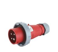 YKYNCJJT Móvil Expuesto y Oculto Industrial Conector de Enchufe Recto Oblicuo Centro Datos fábrica iluminación Escenario(4P 16A IP67 6H)
