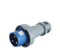 YKYNCJJT Móvil Expuesto y Oculto Industrial Conector de Enchufe Recto Oblicuo Centro Datos fábrica iluminación Escenario(3P 63A IP67 6H)