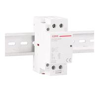 YKYNCJJT YCCH6 2P DIN Rail hogar AC contactor Modular 25A 40A 220V/230V 50/60HZ 2NO 2NC o 1NO 1NC Suministros de Bricolaje(40A 2NO)