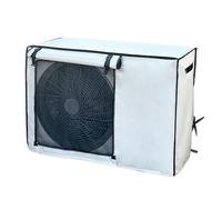 YLLSMGS Fundas Aire Acondicionado Exterior, Cubre Aire Acondicionado Exterior 600D para Unidad Exterior con Malla de Ventilación(86 * 33 * 56cm/34 * 13 * 22in)