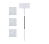Ylnailky Mopa pequeña | Mini fregona para espacios pequeños, 27.55 pulgadas de longitud, toallas faciales compatibles, limpiador de suelos portátil para limpieza del hogar, apartamento, baño