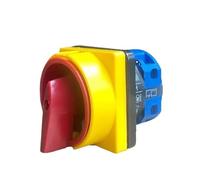 YMW26 LW26GS-20/04-1 Candado de encendido y apagado interruptor de leva giratorio cambio de 2 posiciones 20A 1 polo Selector principal parada de emergencia