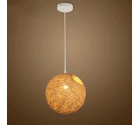 YNAHZAOK Lámpara Colgante De Bolas De Cáñamo, Estilo Bohemio, Araña Tejida A Mano Para Restaurante, Bar, Balcón, Pasillo, Estilo Moderno, Para Isla De Cocina, Con Cable De Suspensión Ajustable