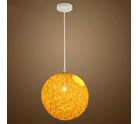 YNAHZAOK Lámpara Colgante De Bolas De Cáñamo, Estilo Bohemio, Araña Tejida A Mano Para Restaurante, Bar, Balcón, Pasillo, Estilo Moderno, Para Isla De Cocina, Con Cable De Suspensión Ajustable