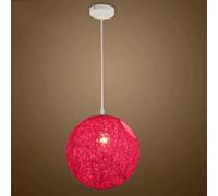 YNAHZAOK Lámpara Colgante De Bolas De Cáñamo, Estilo Bohemio, Araña Tejida A Mano Para Restaurante, Bar, Balcón, Pasillo, Estilo Moderno, Para Isla De Cocina, Con Cable De Suspensión Ajustable