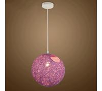 YNAHZAOK Lámpara Colgante De Bolas De Cáñamo, Estilo Bohemio, Araña Tejida A Mano Para Restaurante, Bar, Balcón, Pasillo, Estilo Moderno, Para Isla De Cocina, Con Cable De Suspensión Ajustable