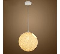 YNAHZAOK Lámpara Colgante De Bolas De Cáñamo, Estilo Bohemio, Araña Tejida A Mano Para Restaurante, Bar, Balcón, Pasillo, Estilo Moderno, Para Isla De Cocina, Con Cable De Suspensión Ajustable