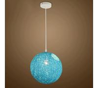 YNAHZAOK Lámpara Colgante De Bolas De Cáñamo, Estilo Bohemio, Araña Tejida A Mano Para Restaurante, Bar, Balcón, Pasillo, Estilo Moderno, Para Isla De Cocina, Con Cable De Suspensión Ajustable