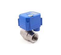 YNPPLGTJC Válvula de Bola eléctrica 1" Acero Inoxidable, actuador eléctrico 2 vías, 2/3 Hilos con Interruptor Manual, CA 220 V, CC 24, 12(Dc24v-cr01)