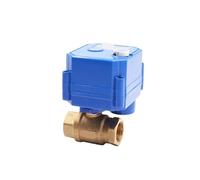 YNPPLGTJC Válvula de Bola eléctrica latón 2 vías, 2/3 Hilos, DN8, DN15, DN20 y DN25, con Interruptor Manual, 220 V CA, 24 CC, 12, 9-24(Adc9-24v-cr04,34)