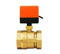 YNPPLGTJC Válvula de Bola eléctrica roscada DN50 latón, CA 220 V, 2 vías, 3 Hilos, 1,6 Mpa, con actuador, Adecuada for Agua, Gas y petróleo(24vdc,2)