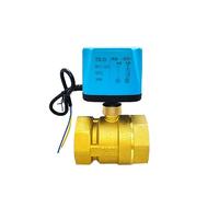 YNPPLGTJC Válvula de Bola motorizada 2" (Normalmente Cerrada/Abierta), 220 V, 12, 24, latón, 2 Cables, for reemplazar la válvula solenoide(24vdc)