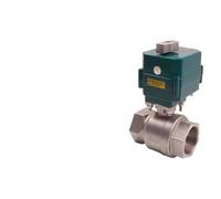 YNPPLGTJC Válvula de Bola motorizada Acero Inoxidable DN15-50, Paso Total, Alta presión, actuador eléctrico 2/3 Hilos con Interruptor Manual, 220 V(Ac220v-cr02,1.5 Inch)