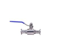 YNPPLGTJC Válvula de Bola Sanitaria Triple Abrazadera, Acero Inoxidable Sus 304/316L, for tuberías 12,7 mm a 102 diámetro Exterior. Fabricación casera Cerveza(19mm Od K50.5mm,316L)
