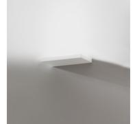 YOANA A/P – Lámpara de pared LED de 15W, 1500 lúmenes, 3000K, regulable, con tecnología de regulación de fase y botón pulsador, fabricada en metal blanco satinado y metacrilato opal – Gealuce