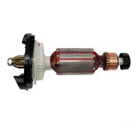 YobiLife Rotor de amoladora para amoladora angular Bosch 6-100, material de cobre, cepillos de carbono, repuesto de dientes rectos, conjunto de rotor resistente, 154,5 mm de longitud, 417 g